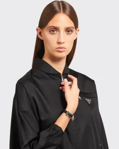 Mujer Prada JOYAS DE FANTASÍA^Brazalete De Piel Saffiano