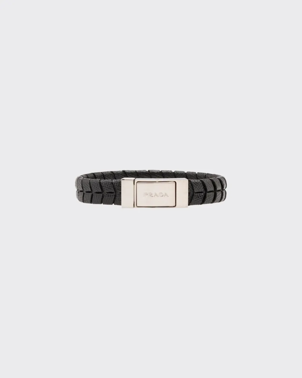 Hombre Prada JOYAS DE FANTASÍA^Brazalete De Piel Saffiano