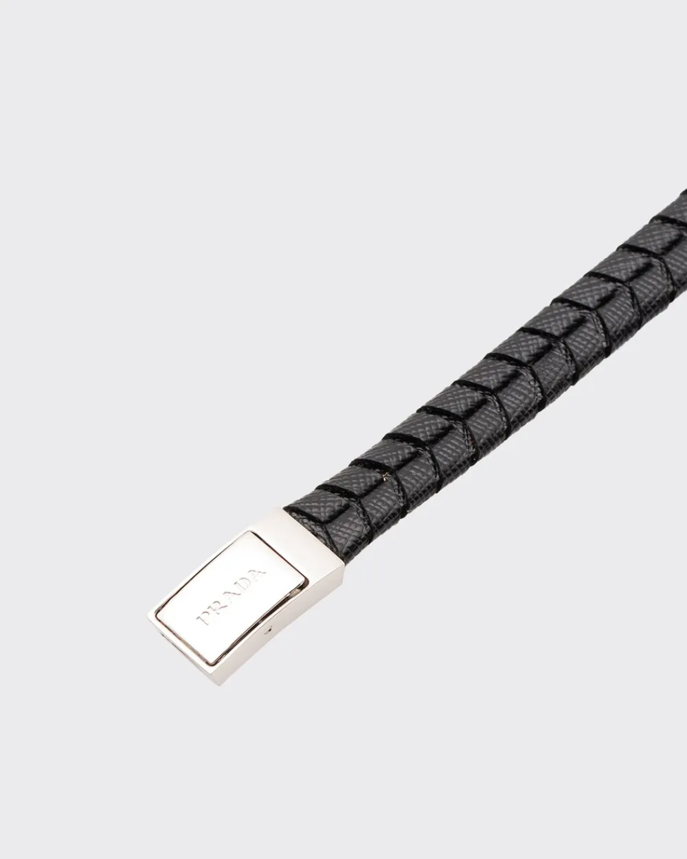 Hombre Prada JOYAS DE FANTASÍA^Brazalete De Piel Saffiano