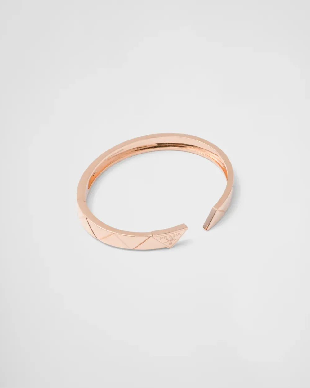 Mujer Prada COLECCIÓN DE JOYERÍA ELEGANTE^Brazalete Eternal Gold De Oro Rosa