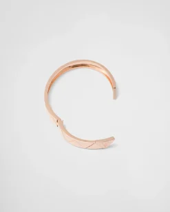 Mujer Prada COLECCIÓN DE JOYERÍA ELEGANTE^Brazalete Eternal Gold De Oro Rosa