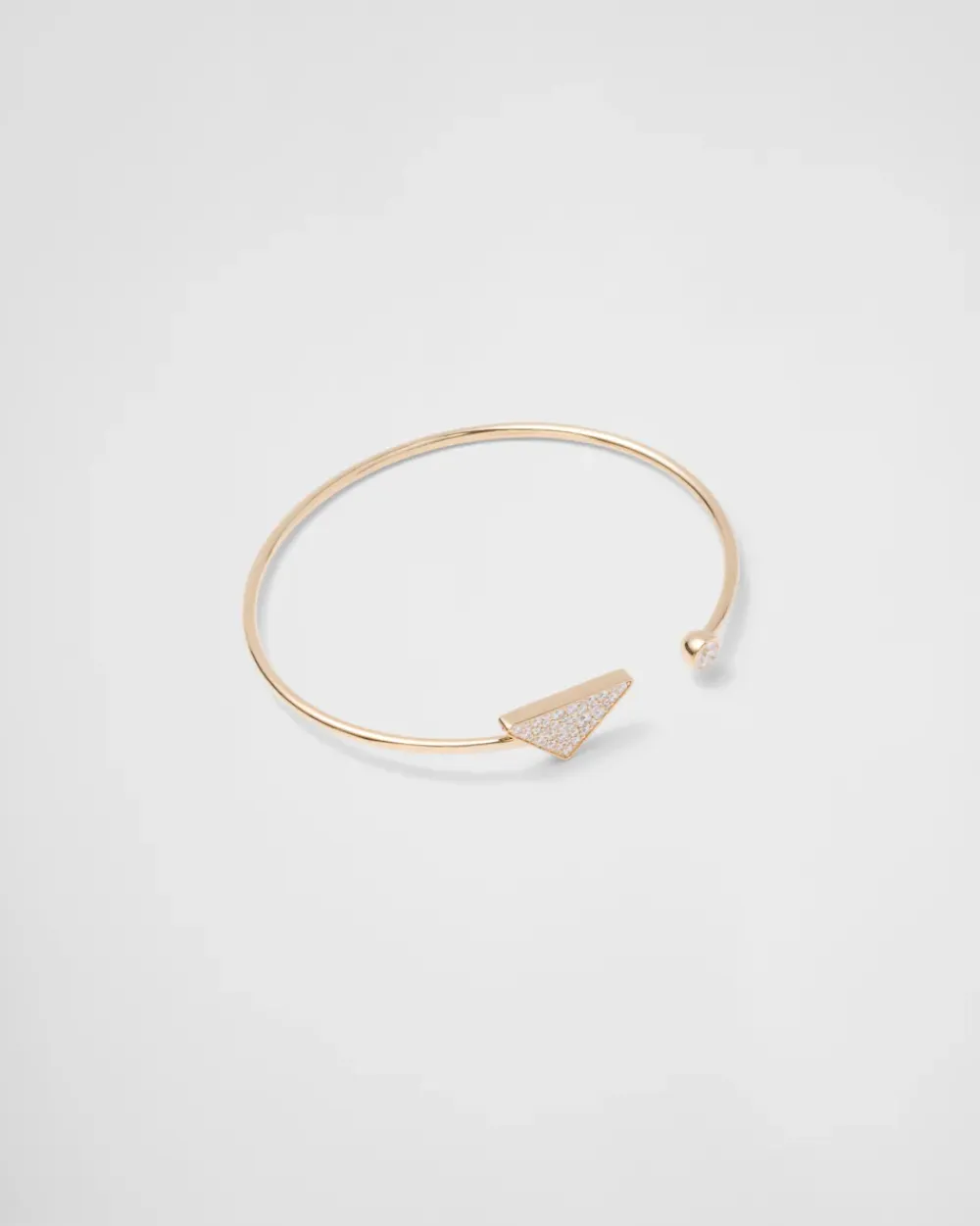 Mujer Prada COLECCIÓN DE JOYERÍA ELEGANTE^Brazalete Eternal Gold: Oro Y Diamantes