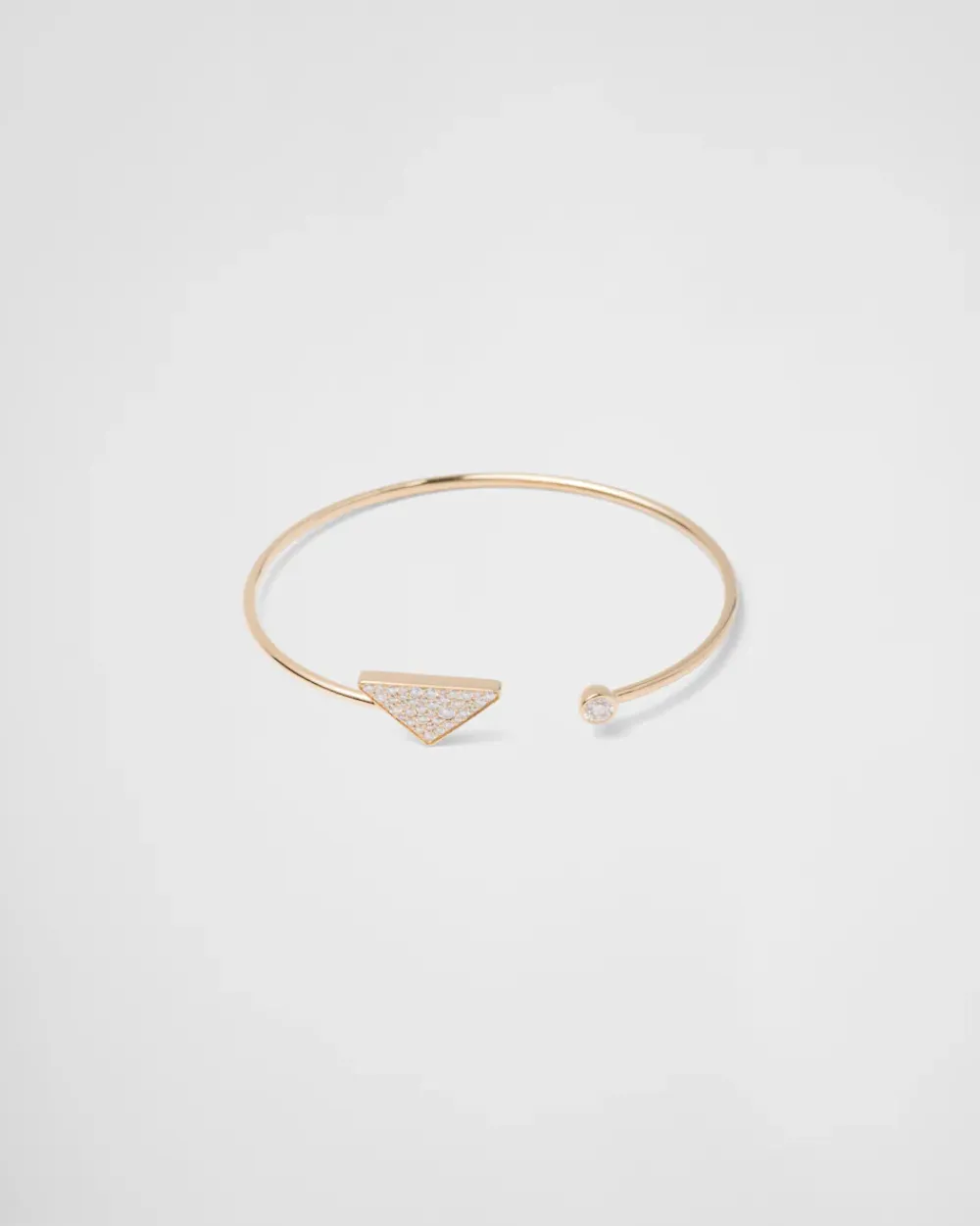 Mujer Prada COLECCIÓN DE JOYERÍA ELEGANTE^Brazalete Eternal Gold: Oro Y Diamantes