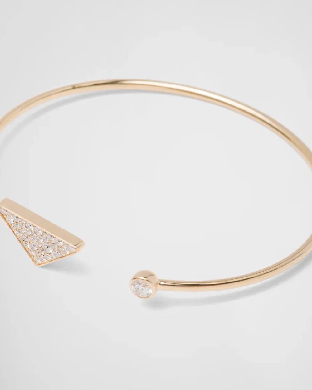 Mujer Prada COLECCIÓN DE JOYERÍA ELEGANTE^Brazalete Eternal Gold: Oro Y Diamantes