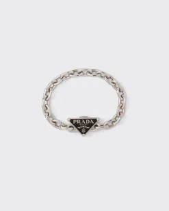 Hombre Prada JOYAS DE PLATA^Brazalete Symbole