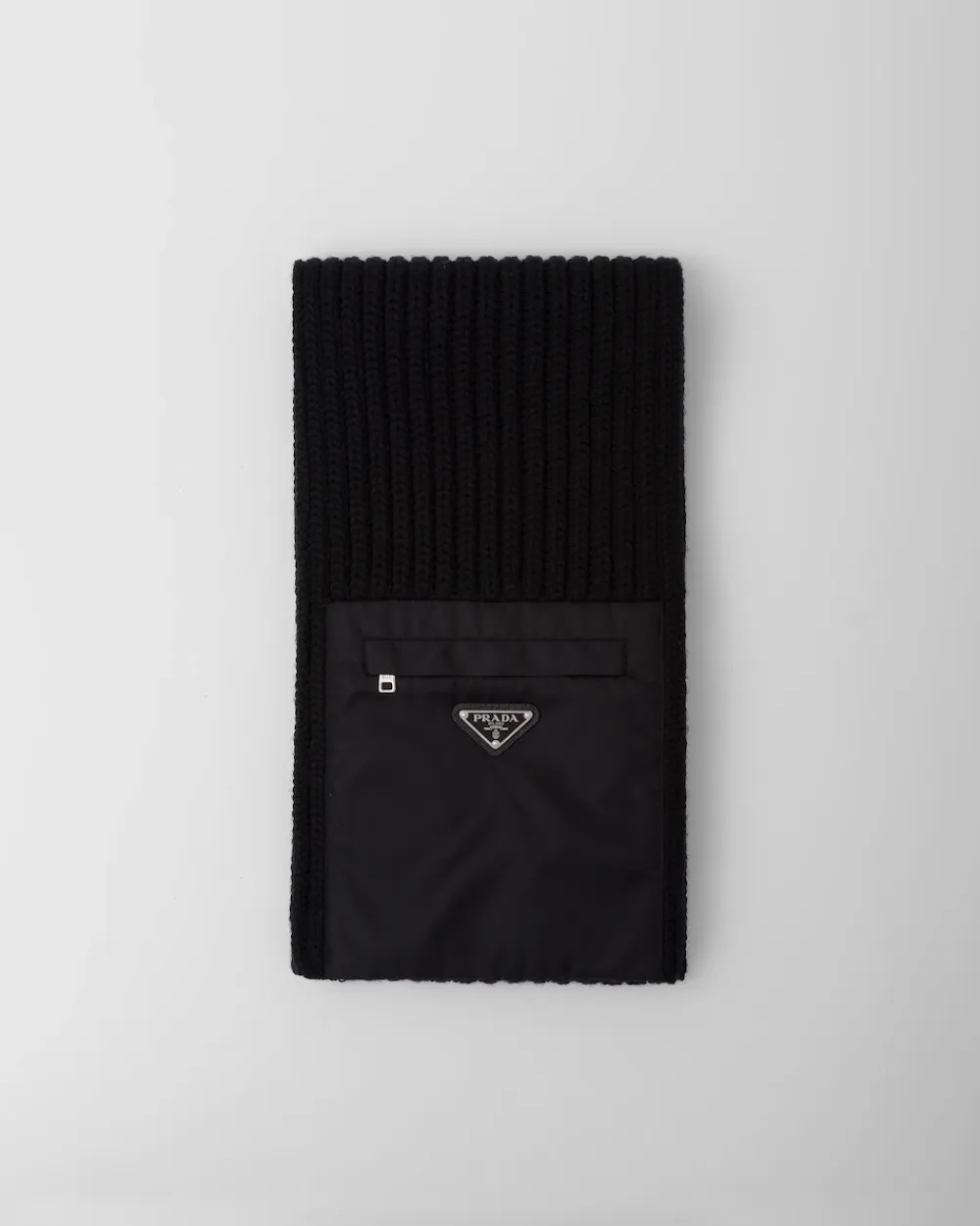 Hombre Prada BUFANDAS Y PAÑUELOS^Bufanda De Gabardina De Re-nylon Y Lana