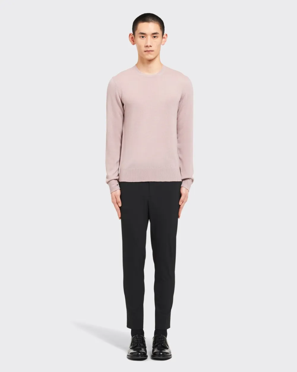 Hombre Prada TEJIDOS DE PUNTO^Cable-knit Cashmere Crew-neck Sweater