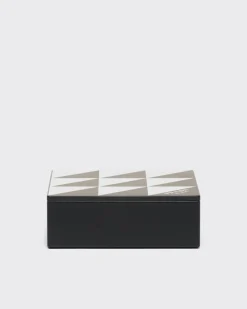 Mujer/Hombre Prada VELAS AROMÁTICAS Y OBJETOS DECORATIVOS|JUEGOS Y ACCESORIOS PARA EL HOGAR^Caja De Madera Y Piel Saffiano