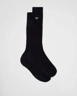 Mujer Prada PIJAMAS Y ROPA INTERIOR^Calcetines De Algodón