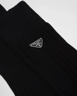Mujer Prada PIJAMAS Y ROPA INTERIOR^Calcetines De Algodón