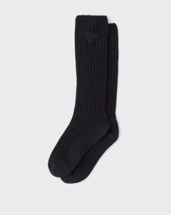 Mujer Prada PIJAMAS Y ROPA INTERIOR^Calcetines De Lana Y Cachemir