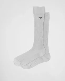 Mujer Prada PIJAMAS Y ROPA INTERIOR^Calcetines De Lúrex