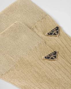 Mujer Prada PIJAMAS Y ROPA INTERIOR^Calcetines De Lúrex