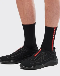 Hombre Prada BOLSOS Y ACCESORIOS^Calcetines De Punto En Re-nylon