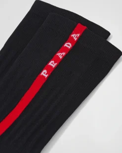 Mujer Prada ACCESORIOS^Calcetines De Re-nylon Técnico