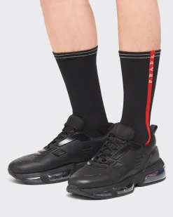 Hombre Prada BOLSOS Y ACCESORIOS^Calcetines Tobilleros De Tejido Técnico
