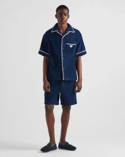 Hombre Prada CAMISAS^Camisa Bowling De Algodón