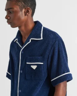 Hombre Prada CAMISAS^Camisa Bowling De Algodón