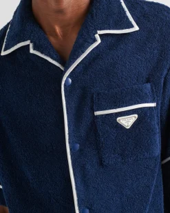 Hombre Prada CAMISAS^Camisa Bowling De Algodón