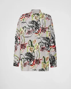 Hombre Prada CAMISAS^Camisa De Algodón