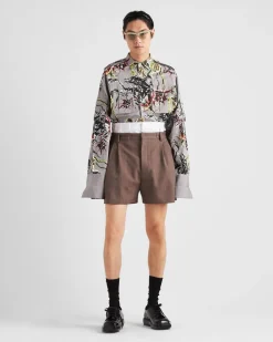 Hombre Prada CAMISAS^Camisa De Algodón