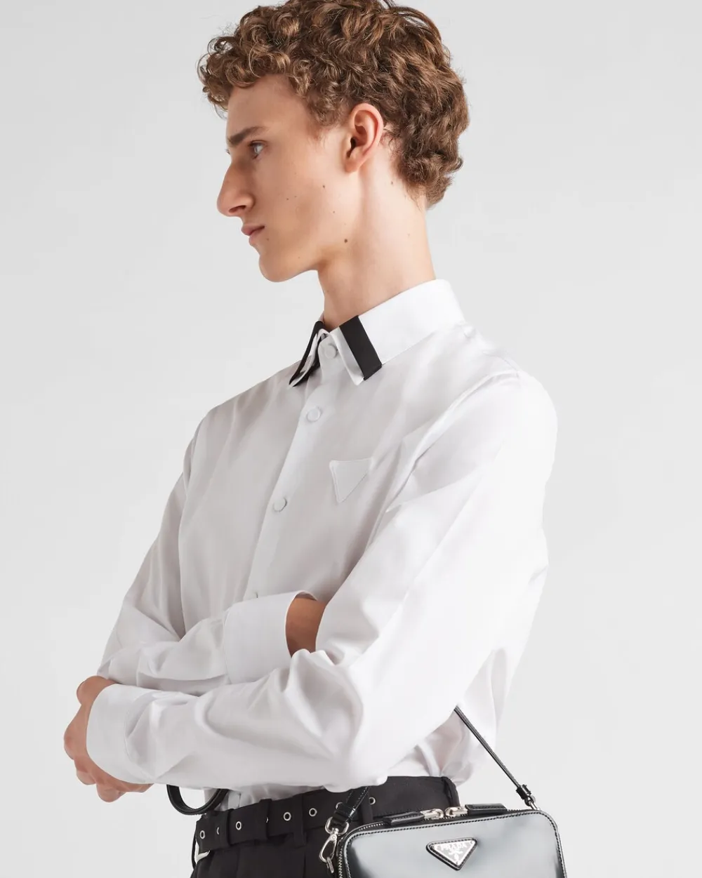 Hombre Prada CAMISAS^Camisa De Algodón