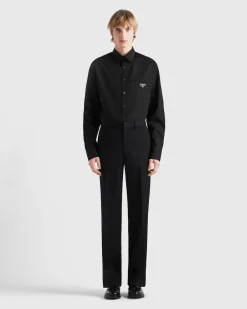 Hombre Prada CAMISAS^Camisa De Algodón