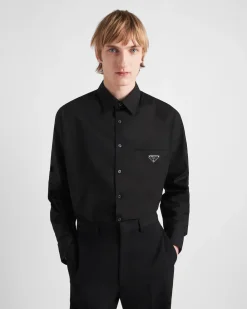 Hombre Prada CAMISAS^Camisa De Algodón