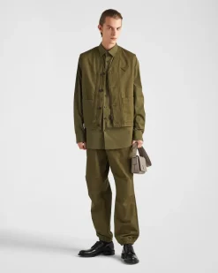 Hombre Prada CAMISAS^Camisa De Algodón