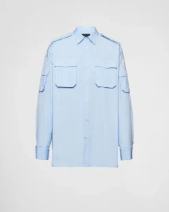 Hombre Prada CAMISAS^Camisa De Algodón