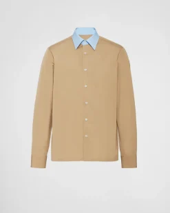 Hombre Prada CAMISAS^Camisa De Algodón