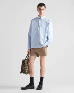 Hombre Prada CAMISAS^Camisa De Algodón