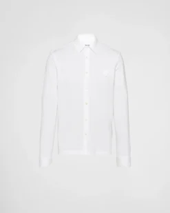 Hombre Prada CAMISAS^Camisa De Algodón