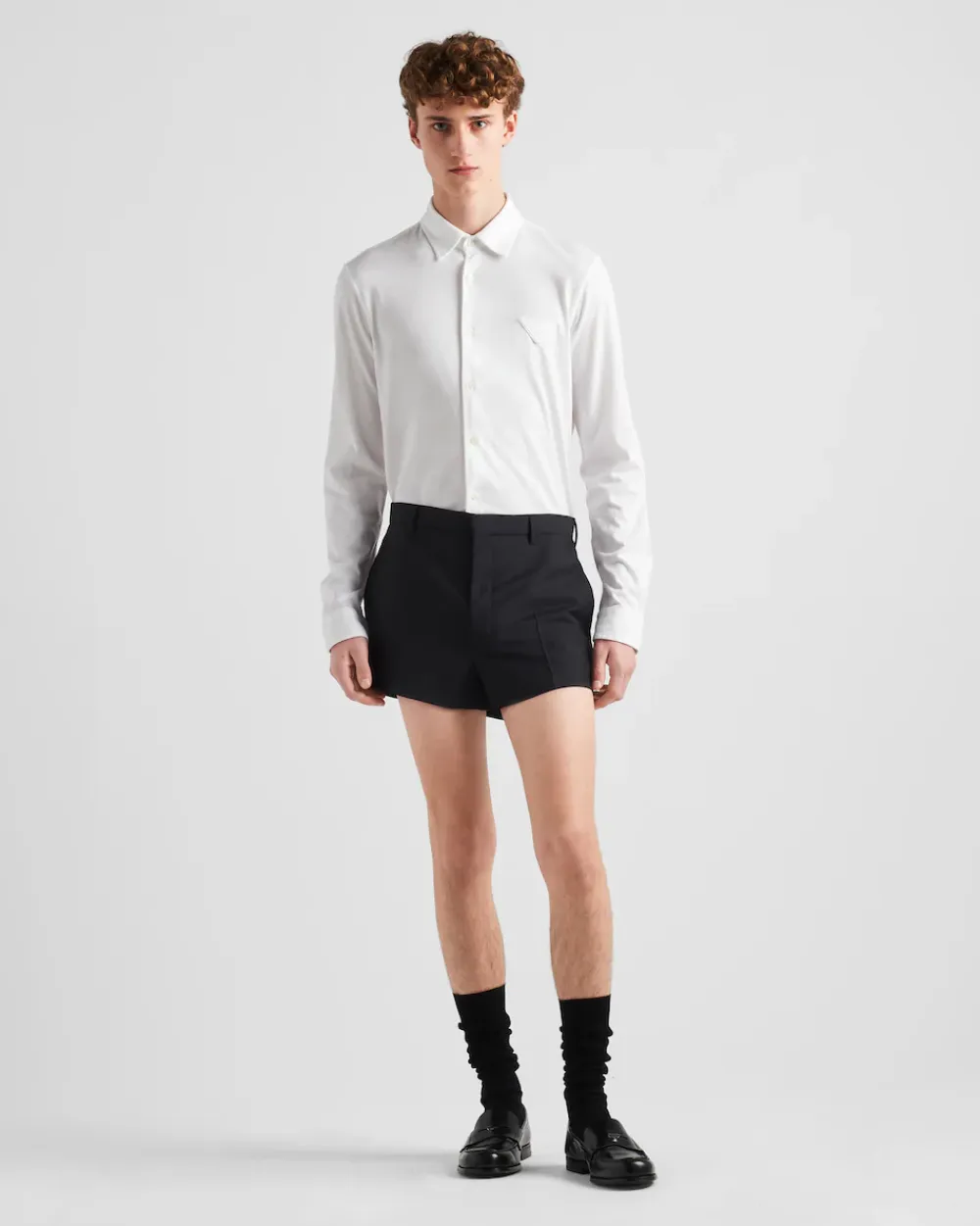 Hombre Prada CAMISAS^Camisa De Algodón