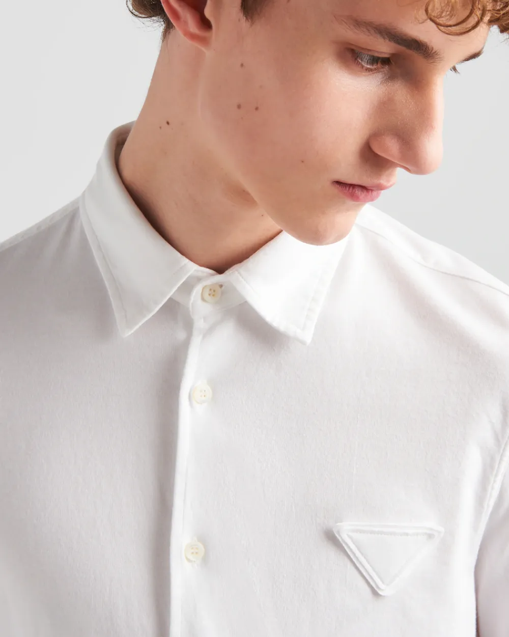Hombre Prada CAMISAS^Camisa De Algodón