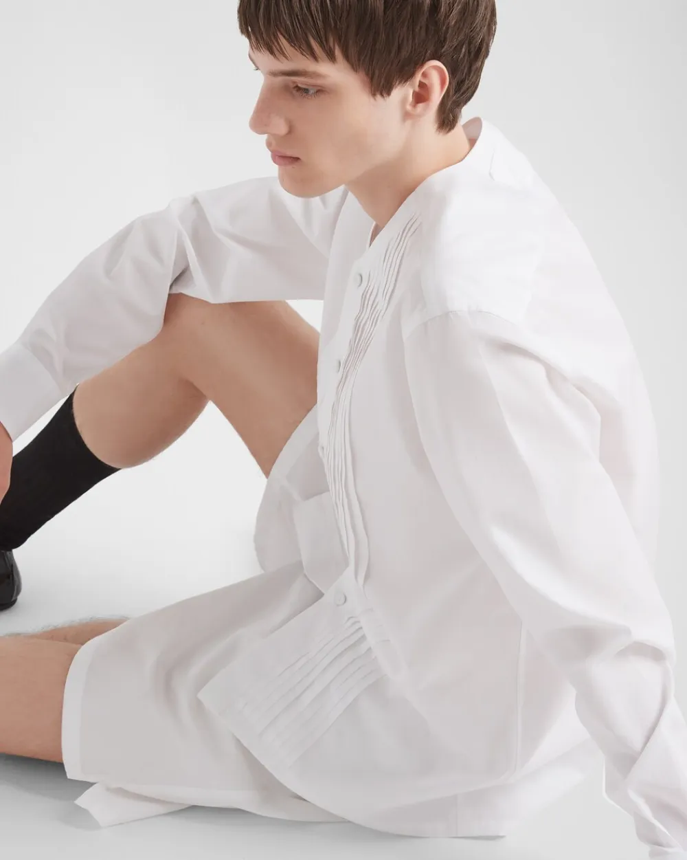 Hombre Prada CAMISAS^Camisa De Algodón