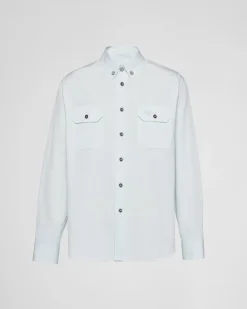 Hombre Prada CAMISAS^Camisa De Algodón