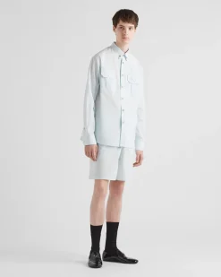Hombre Prada CAMISAS^Camisa De Algodón