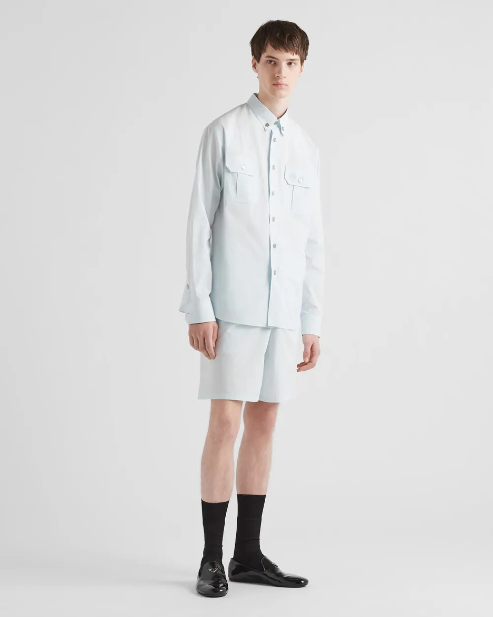 Hombre Prada CAMISAS^Camisa De Algodón