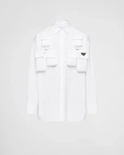 Hombre Prada CAMISAS^Camisa De Algodón