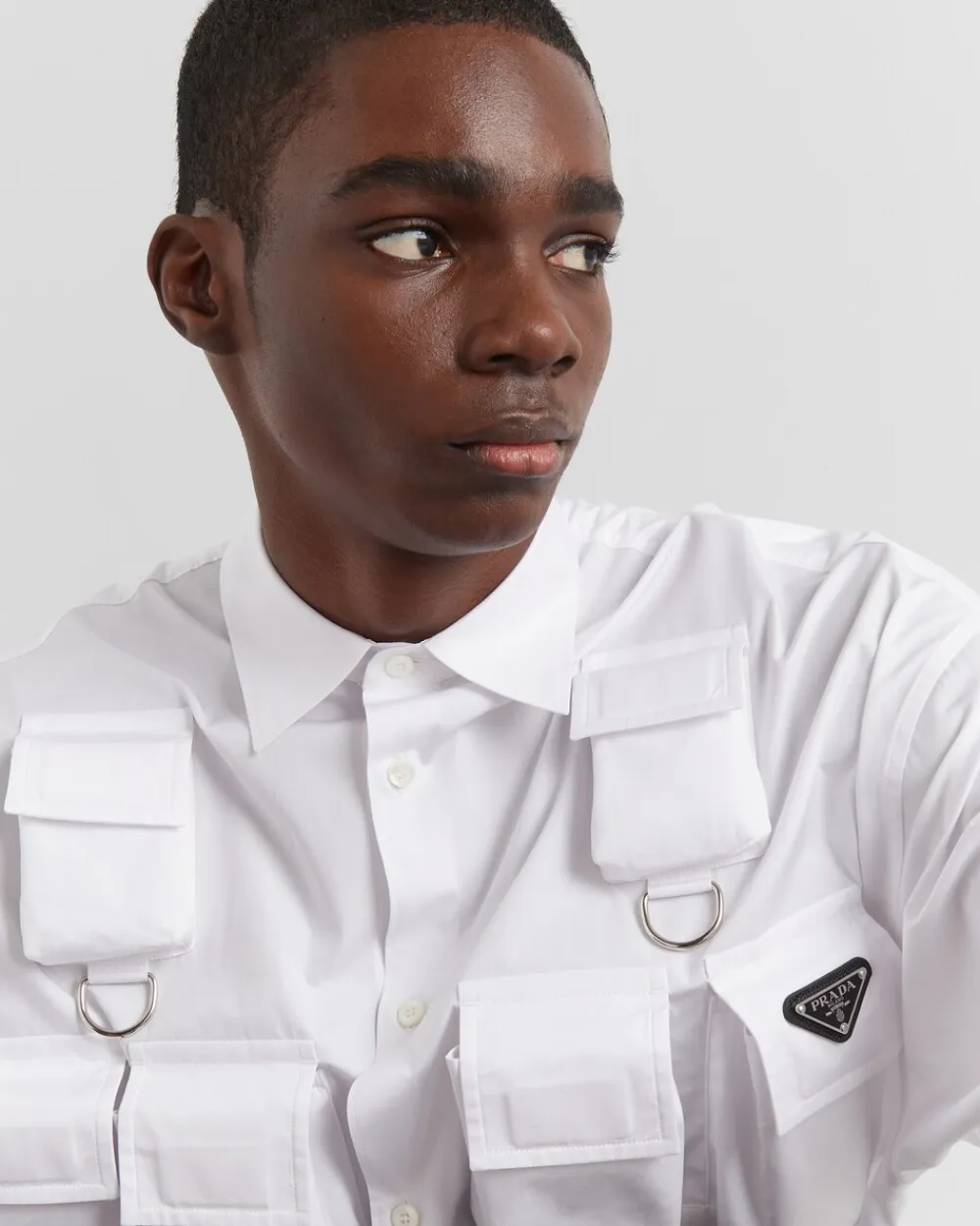 Hombre Prada CAMISAS^Camisa De Algodón