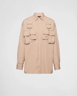 Hombre Prada CAMISAS^Camisa De Algodón