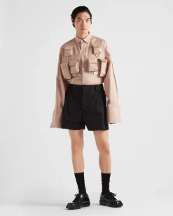 Hombre Prada CAMISAS^Camisa De Algodón