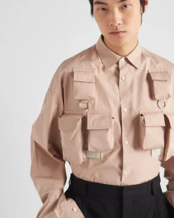 Hombre Prada CAMISAS^Camisa De Algodón