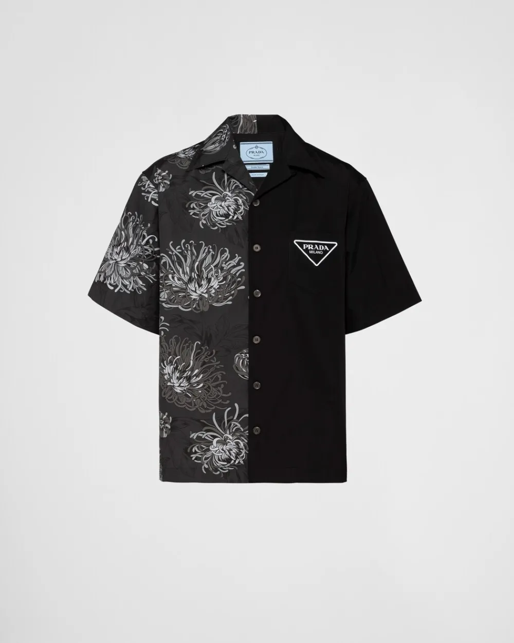Hombre Prada CAMISAS^Camisa De Algodón Double Match