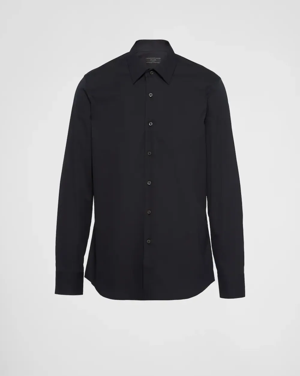 Hombre Prada CAMISAS^Camisa De Algodón Elástico