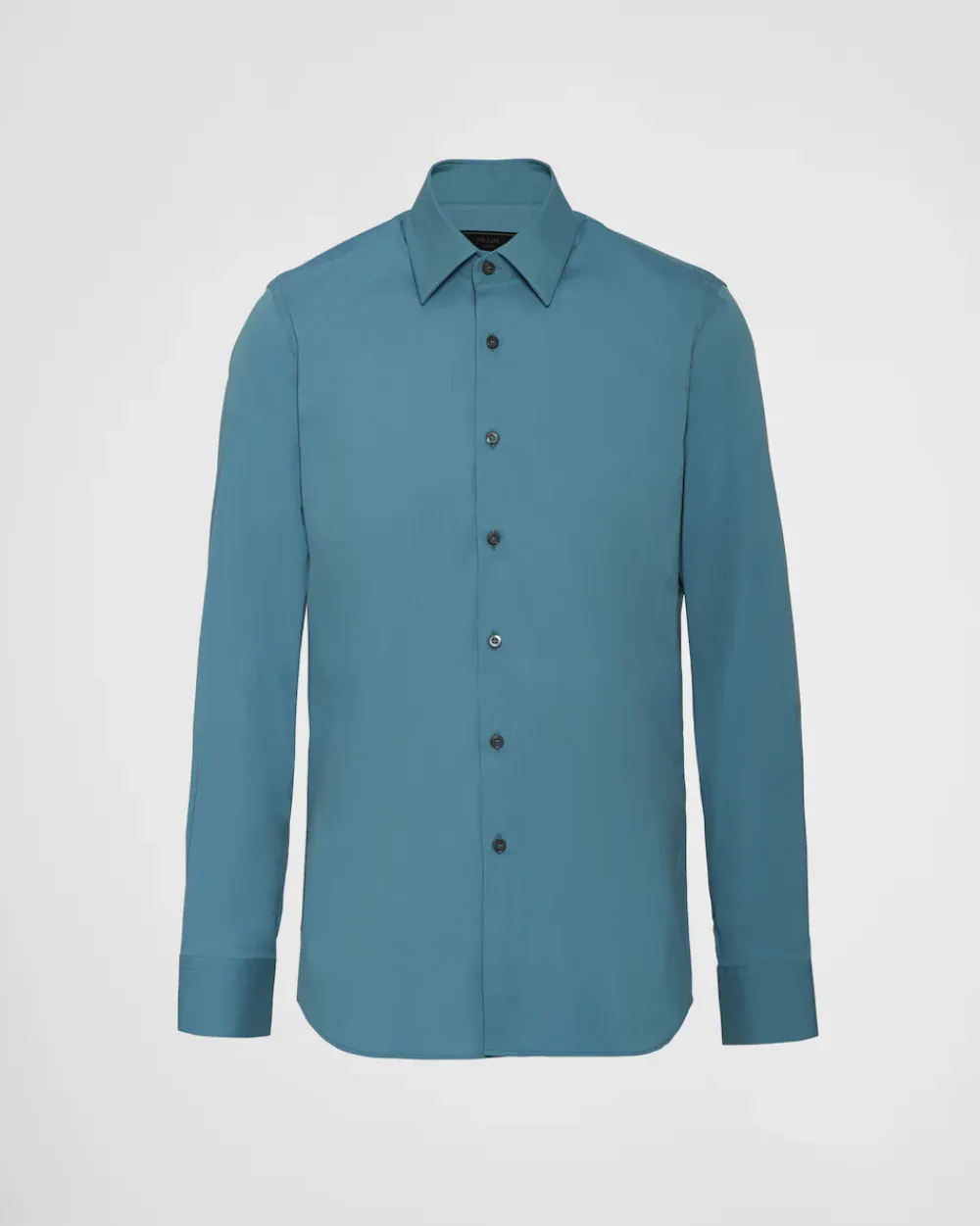 Hombre Prada CAMISAS^Camisa De Algodón Elástico