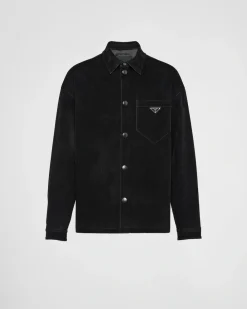 Hombre Prada CAMISAS^Camisa De Algodón Elástico