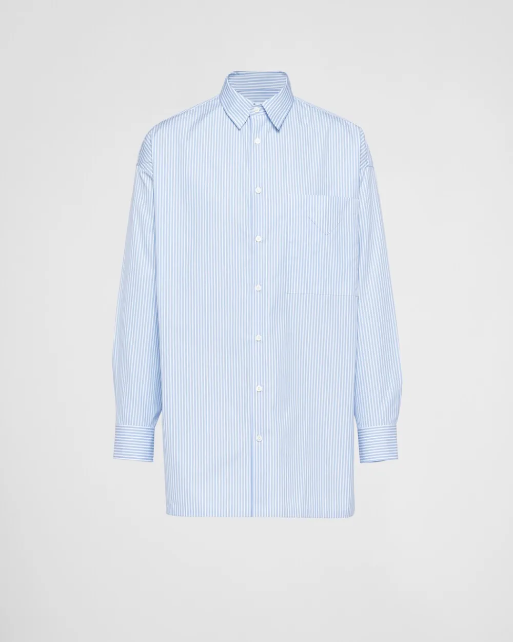 Hombre Prada CAMISAS^Camisa De Algodón Holgada