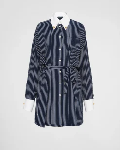Mujer Prada CAMISAS Y TOPS^Camisa De Crepé